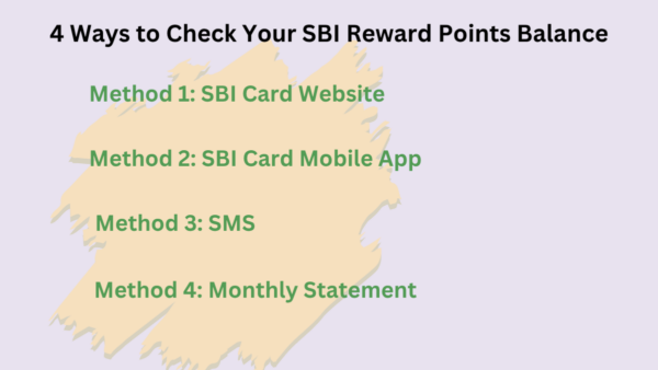 4 Ways to Check Your SBI Reward Points Balance