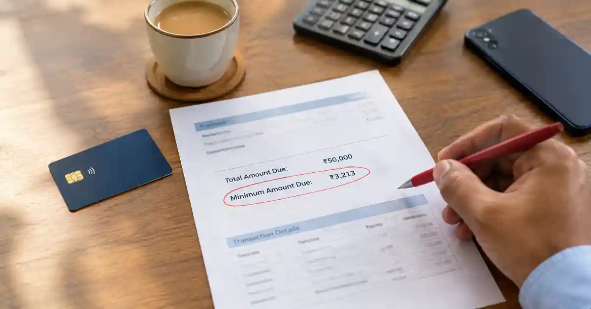 Minimum Due in Credit Card Illustration