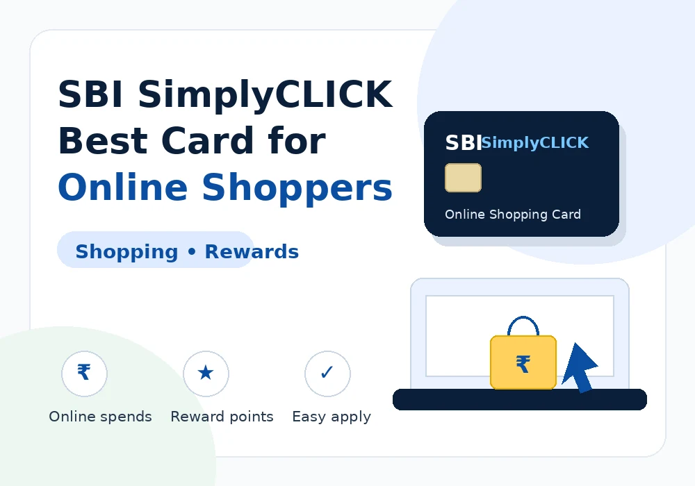 SBI SimplyCLICK credit card for online shoppers