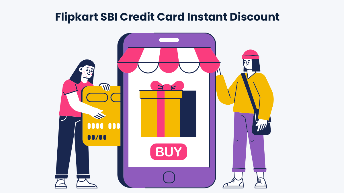 Flipkart SBI Credit Card Instant Discount Illustration