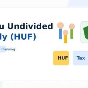 Hindu Undivided Family HUF tax planning and family asset structure illustration